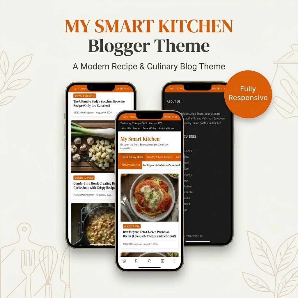 Smart kitchen blogger theme 1.2